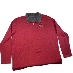 Champion Elite Vintage Sherpa Lined Quarter-Zip Garnet Red Gamecocks Men's XXL